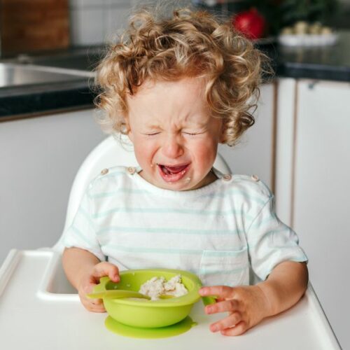 repas bébé pleur aphte