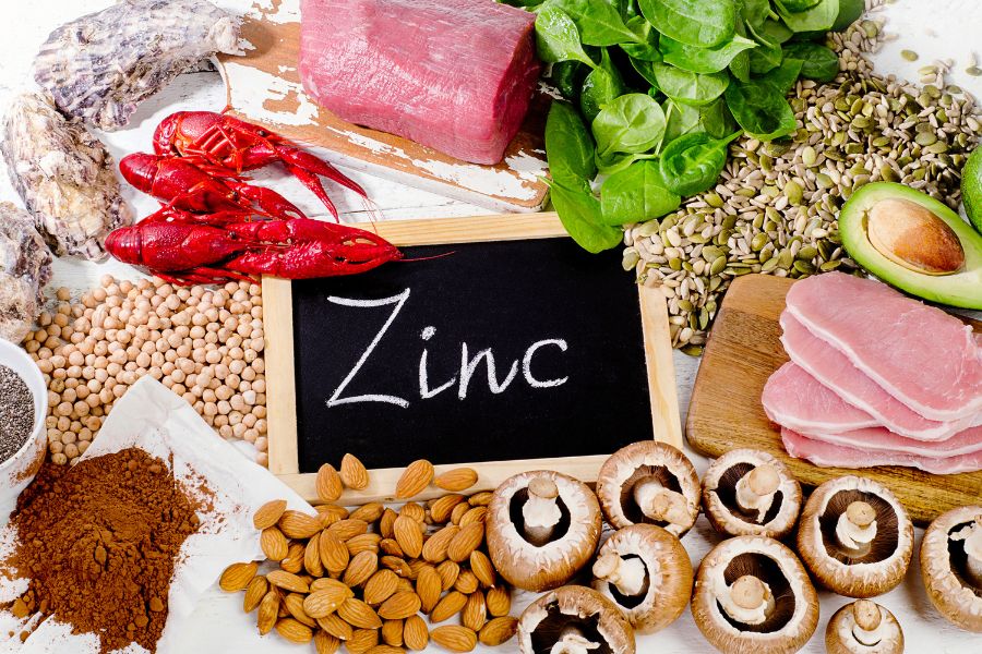 le zinc dans l'alimentation