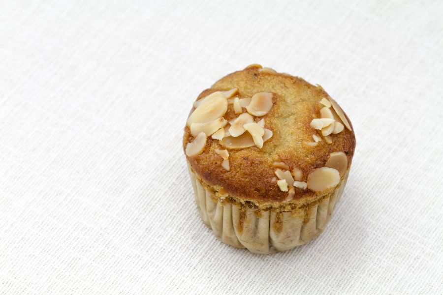 muffins à la banane et aux amandes